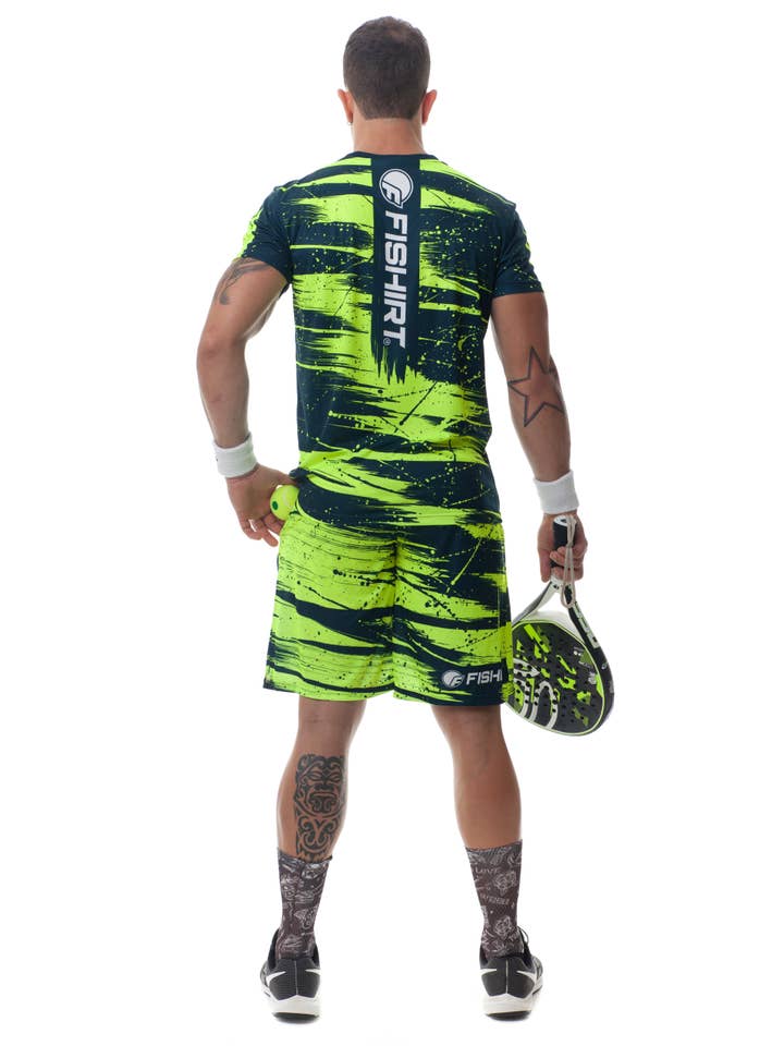 Fishirt - Vendita all'ingrosso Pantaloncini sportivi - Uomo - Padel Short- Pantaloncino Padel SMASH con le tasche3