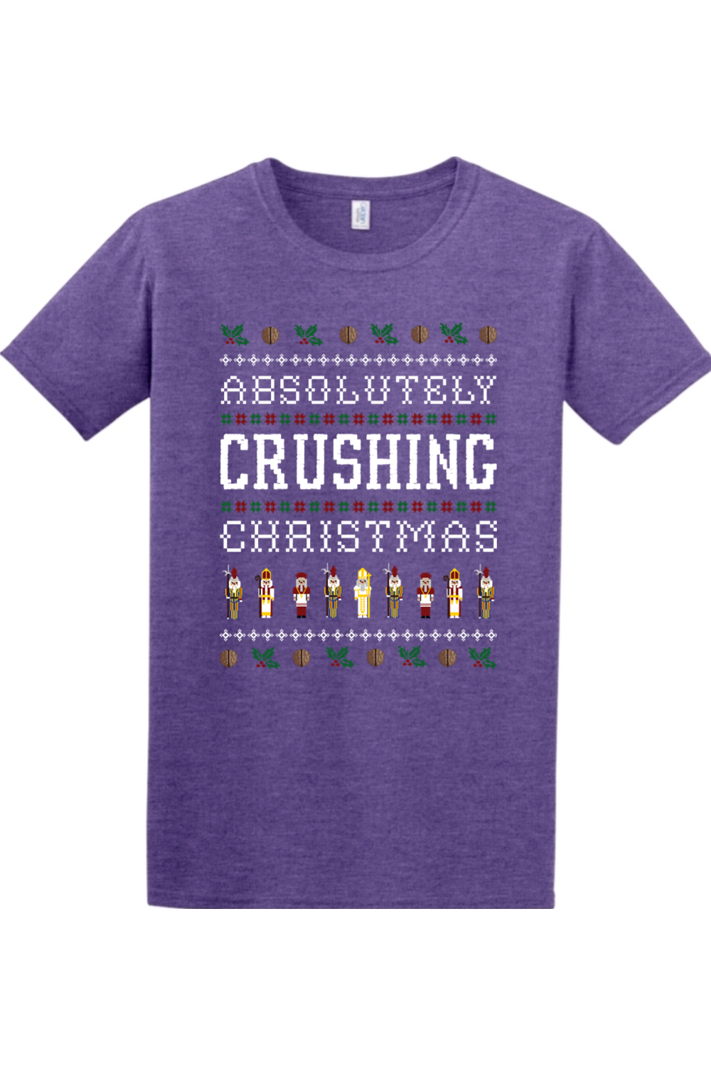 Sock Religious - Wholesale Screen Printed T-Shirt - Unisex - Absolutely Crushing Christmas Adult T-Shirt2