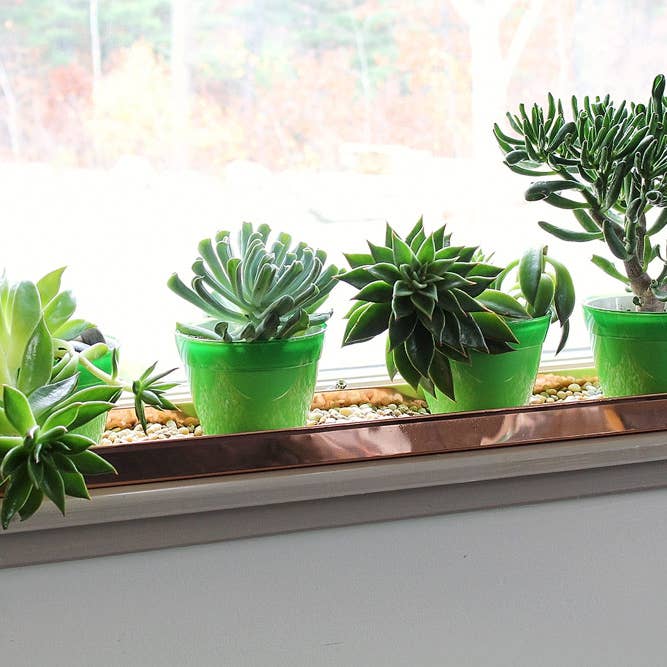 ACHLA Designs - Wholesale Decorative tray - 29" Copper Windowsill Tray2