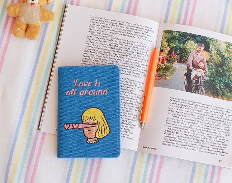 K-Wonderland - Vendita all'ingrosso Custodia per passaporto - Donna - [1537] Cover per passaporto Protect Travel Wallet - Ricamo di lusso5