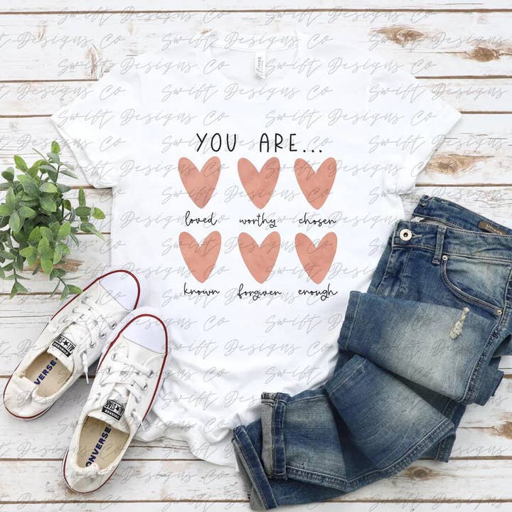 Usted es amado para venta al por mayor de Swift Designs Co