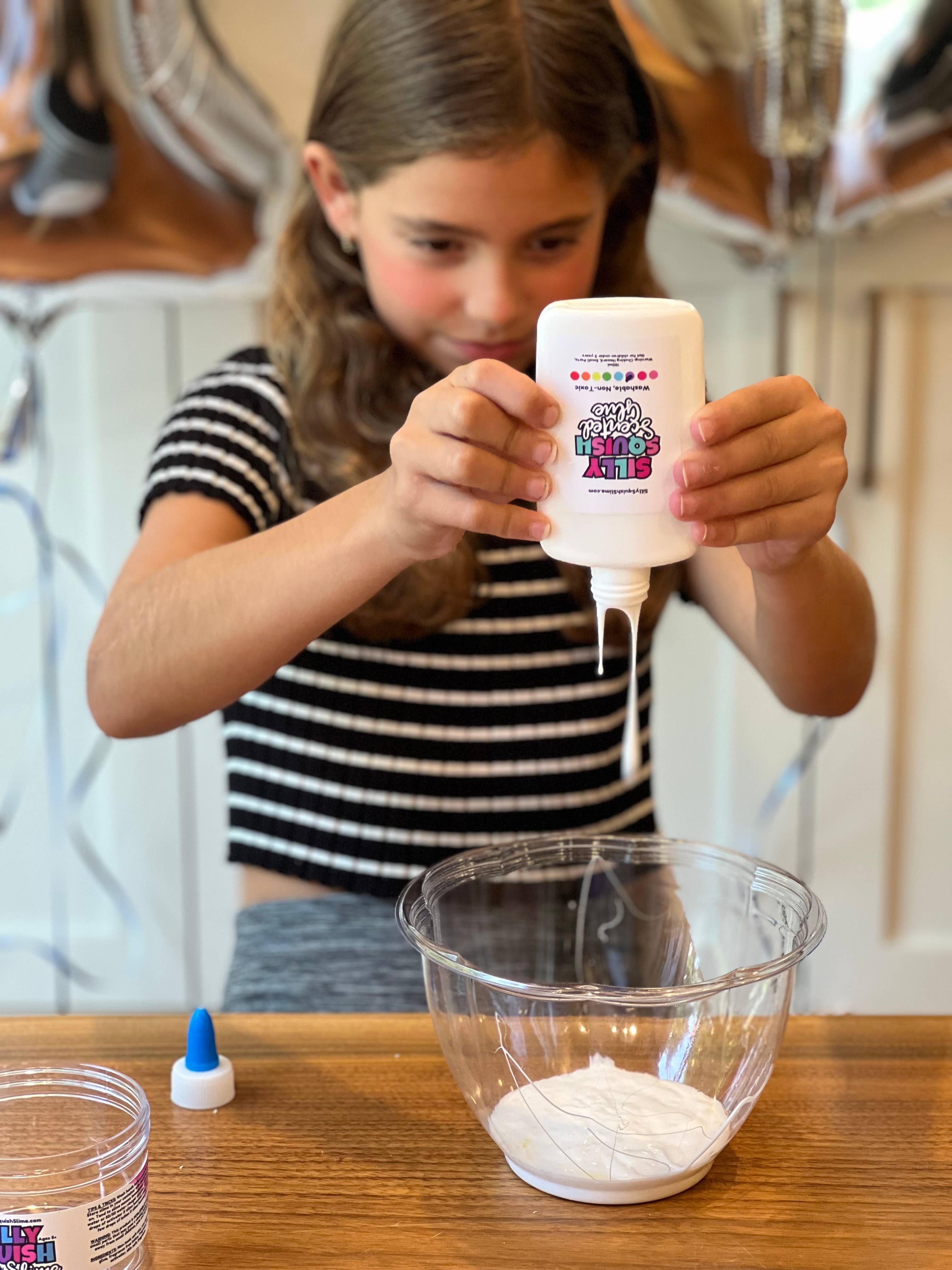 Silly Squish Slime – Großhandel Knete/Schleim – Kinder – DIY Slime Kit: GEMISCHTE HÜLLE (2 x Rosa, 2 x Blau, 2 x Lila)6