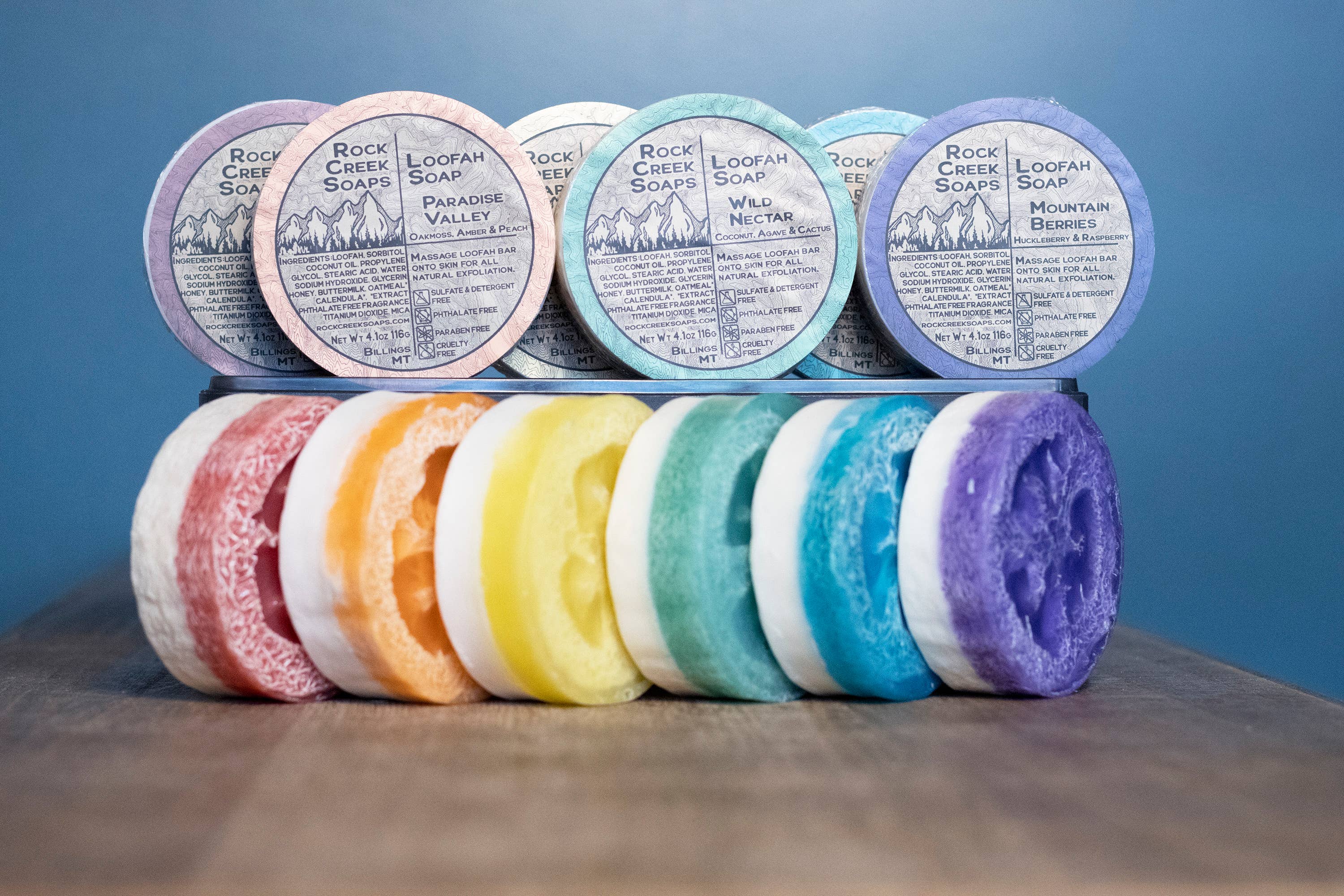 Rock Creek Soaps - Wholesale Loofah - Wild Nectar Loofah Soap | Coconut, Vanilla & Citrus7