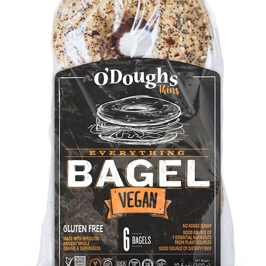 Gluten Free Palace - Wholesale Bread/Tortilla - O'Doughs Bagels Everything