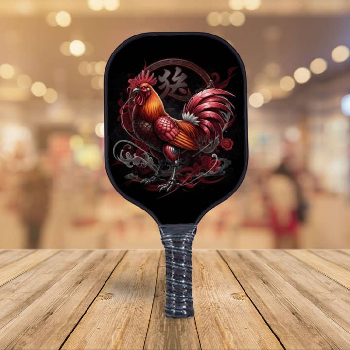 Rooster - Chinese Zodiac - Pickleball Paddle for wholesale by The Mad Pickler