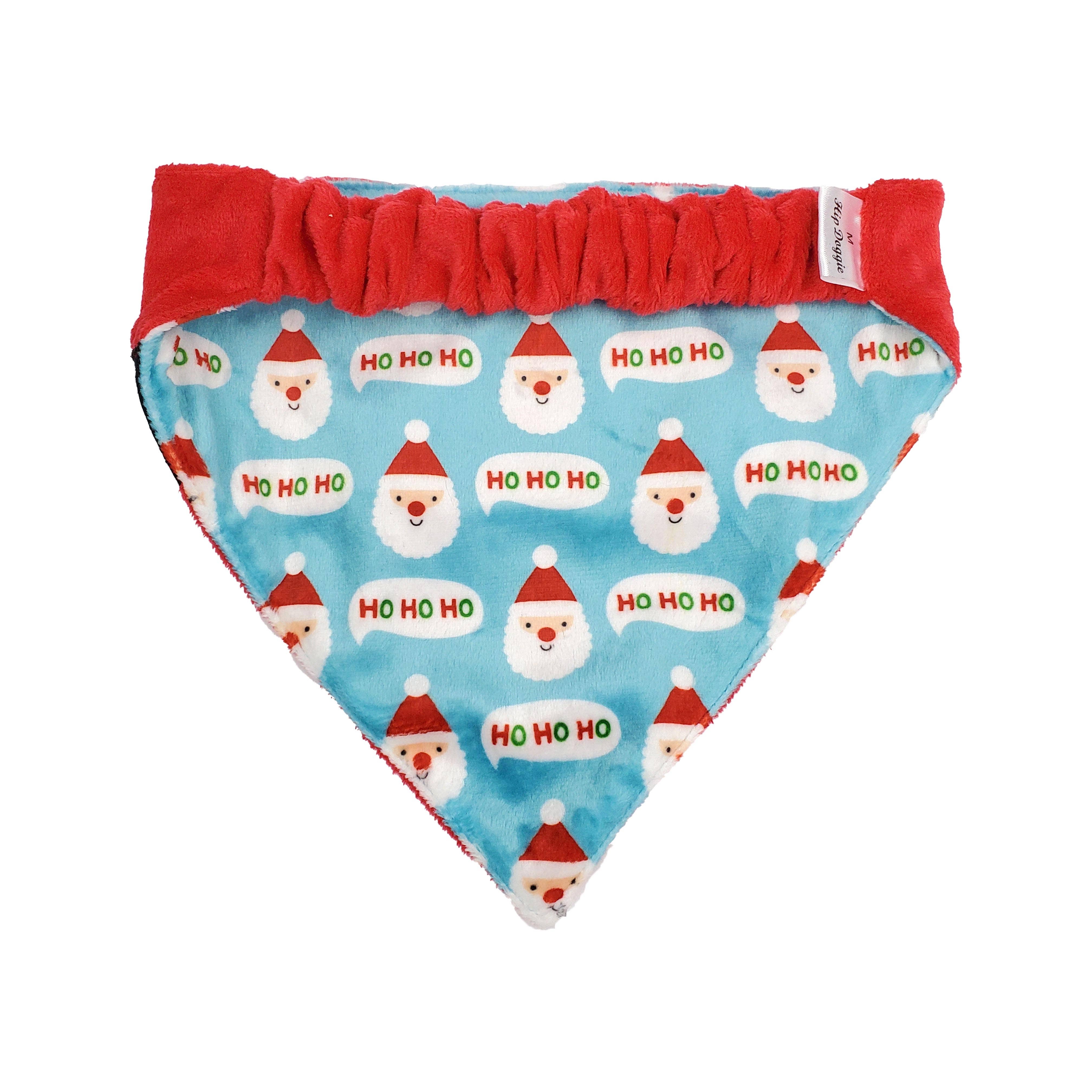 Barker's Bowtique - Wholesale Pet Bandana - Dog - Christmas Reversible Santa Dog Bandana2