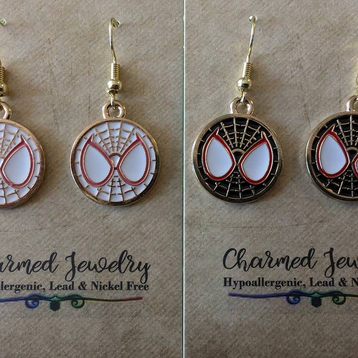 Con-Quest Crafts - Wholesale Jewelry Set - Superhero& Comic Inspired Earrings, Necklaces & Zipper Pulls3