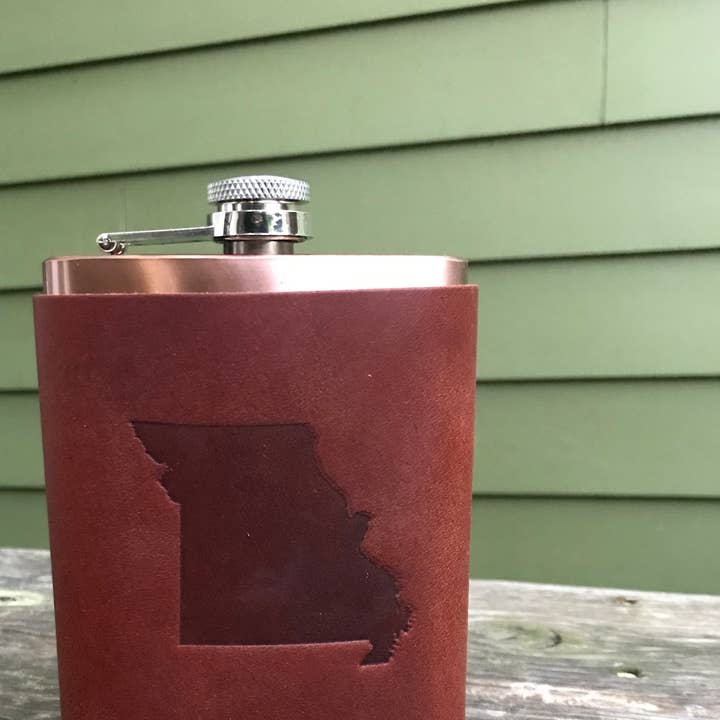 Jimmyrockit - Wholesale Flask - Leather Flask - Missouri0