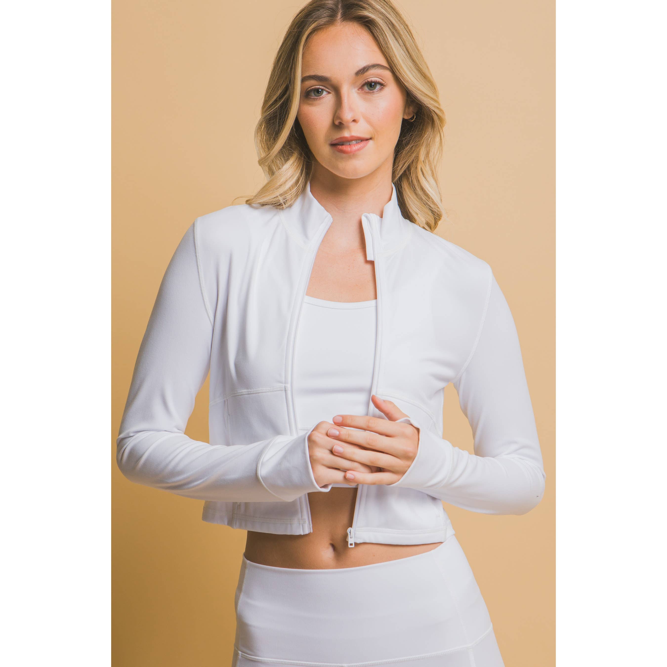 Apolline - Wholesale Athletic Jacket - Women's - Active Long Sleeve Zip- Up Performance Jacket17