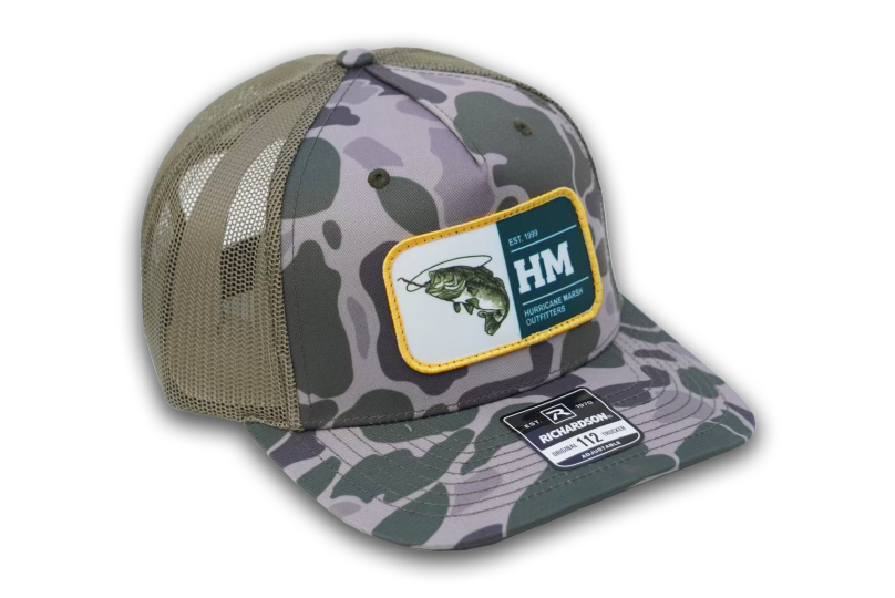 Hurricane Marsh Outfitters - Wholesale Trucker Hat - Men's - The Bass Vintage Duck Camo Richardson 112 Hat2