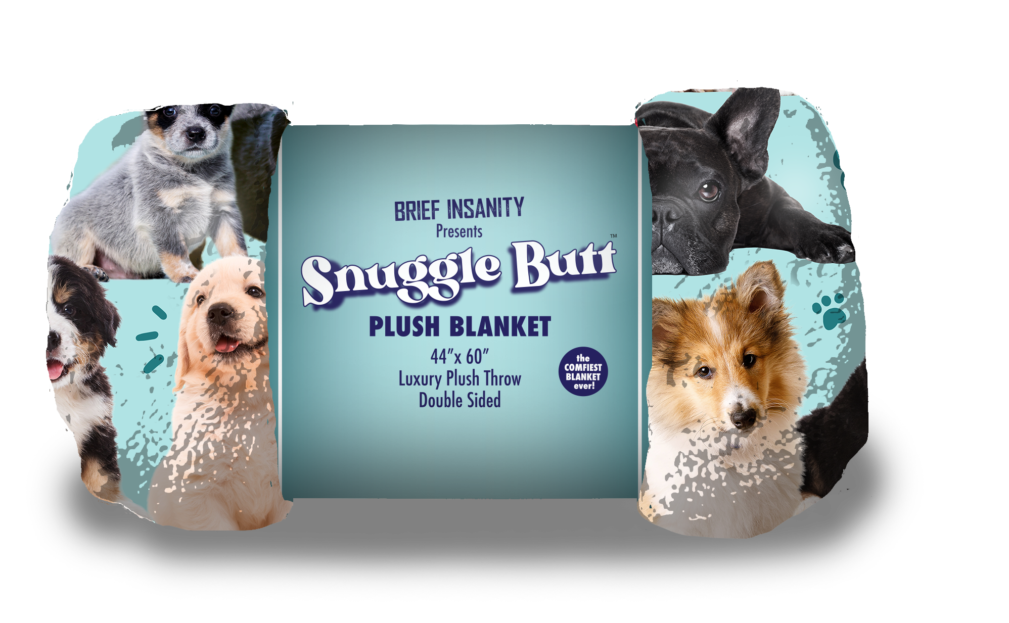 BRIEF INSANITY - Vendita all'ingrosso Plaid - I cani sono le mie persone preferite - Coperta1