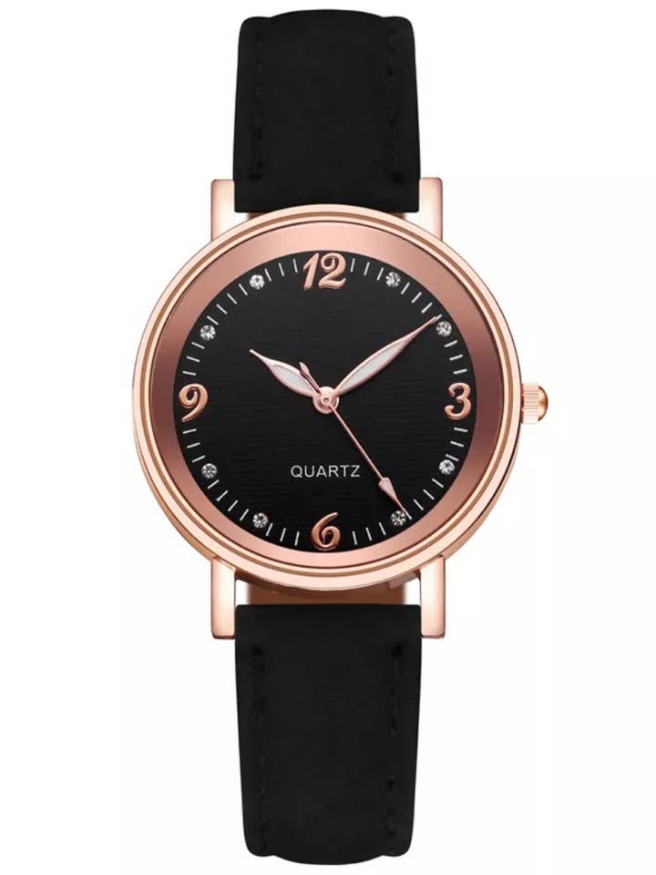 9669 : Faux Leather Band Watch for wholesale by EUROPA WHOLESALE LTD