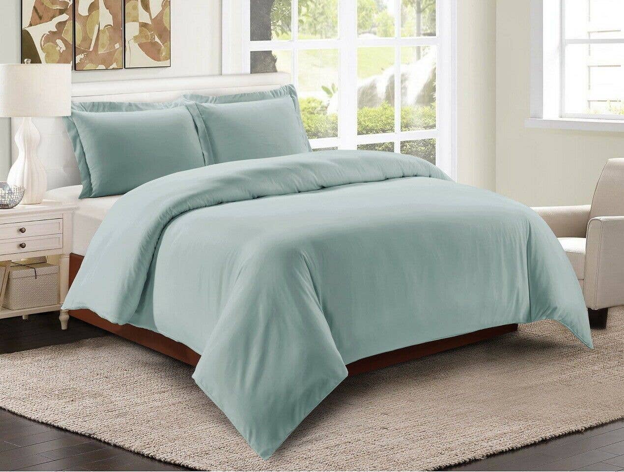 Cypress Linen / Bluff City Bedding - Wholesale Beddengoedset - Donsdekenhoes Set Superzacht Egyptisch Comfort 1800 Draads 3-delig voor Dekbed2