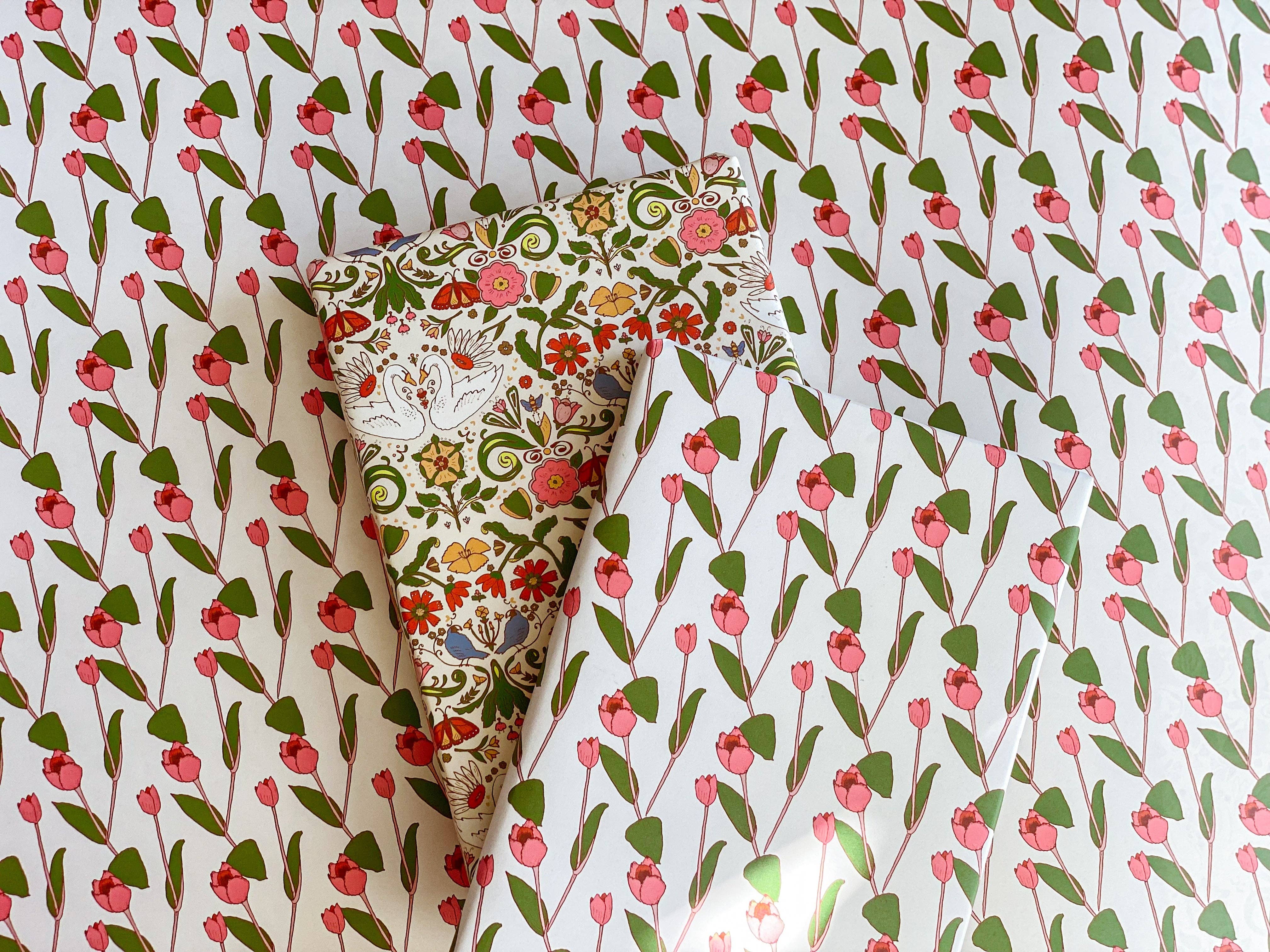 re:mused studio - Wholesale Flat Wrap - Cambrifornia Gift Wrap Sheet-Double Sided9