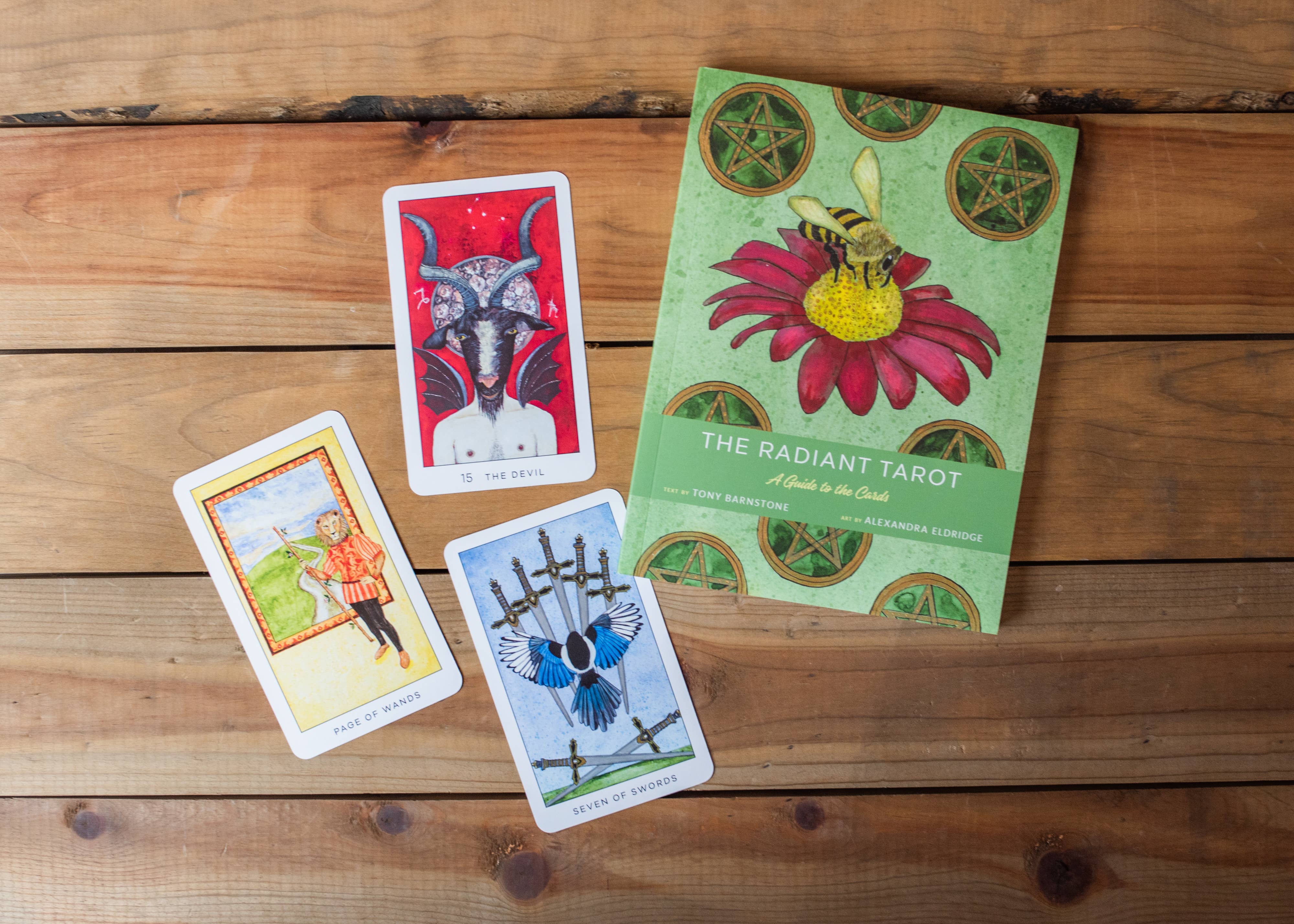 Red Wheel/Weiser LLC - Wholesale Tarot Cards - The Radiant Tarot: 78 Cards, Guide Book, Deluxe Keepsake10