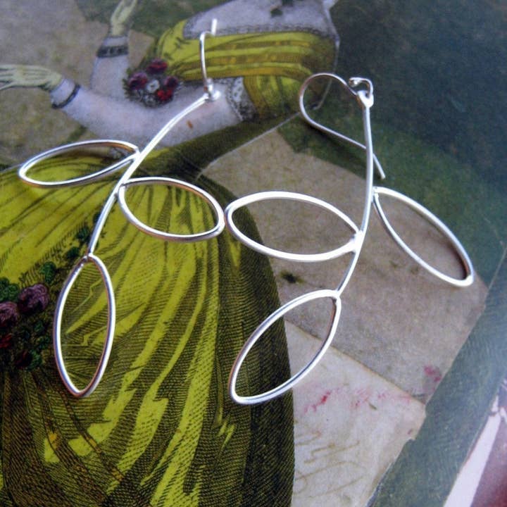 Peace Olive Branch Earrings by iNk Jewelry for wholesale by iNk Jewelry