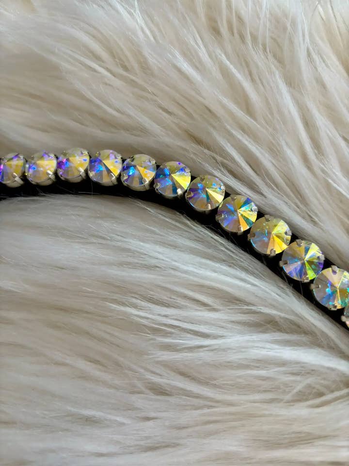 Fascia frontale Rivoli Crystal AB per la vendita all'ingrosso da parte di CR Harmonyequestrian