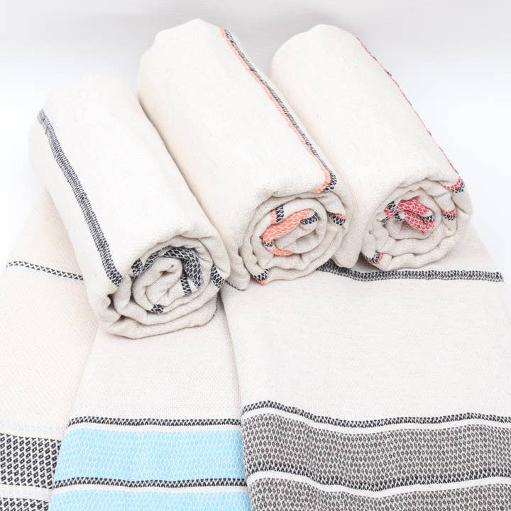 Toallas de Lino Rústico Turco – Toalla Personalizable para venta al por mayor de Anatolia Loom