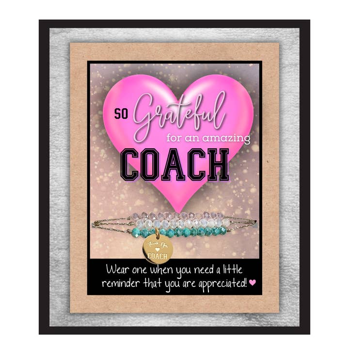 Ensemble de Bracelets Souvenir - Cadeau pour Entraîneur pour la vente par Stella Posh