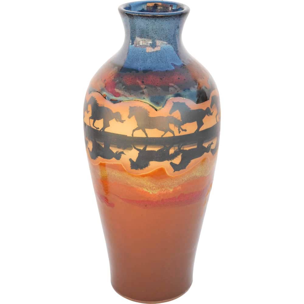 REMOVED BRAND - Wholesale Vase - Horse Reflection Tall Vase (made to order)0