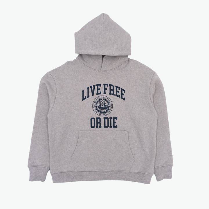 Vivez libre ou mourez sweat à capuche super lourd pour la vente par The Just Brand