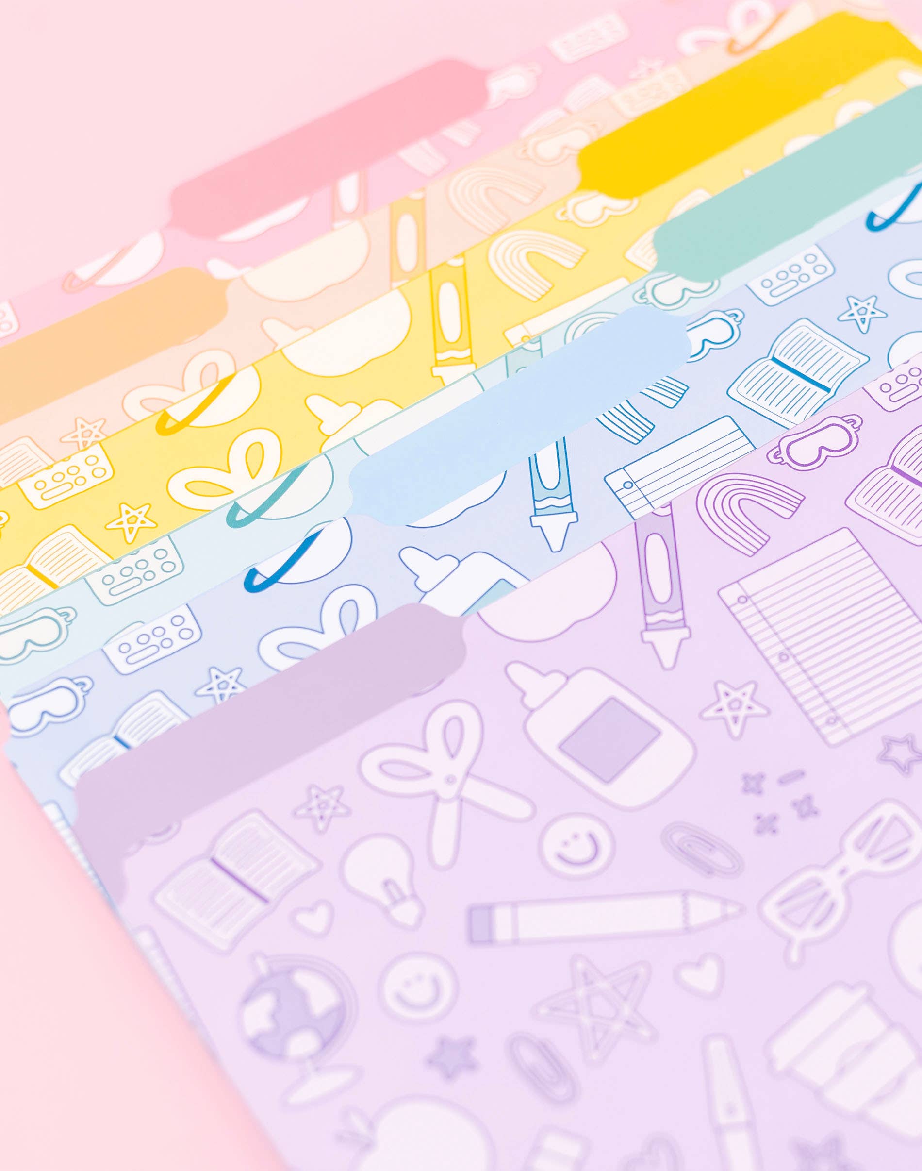 Callie Danielle - Wholesale Folders - Classroom Icons File Folder Set4