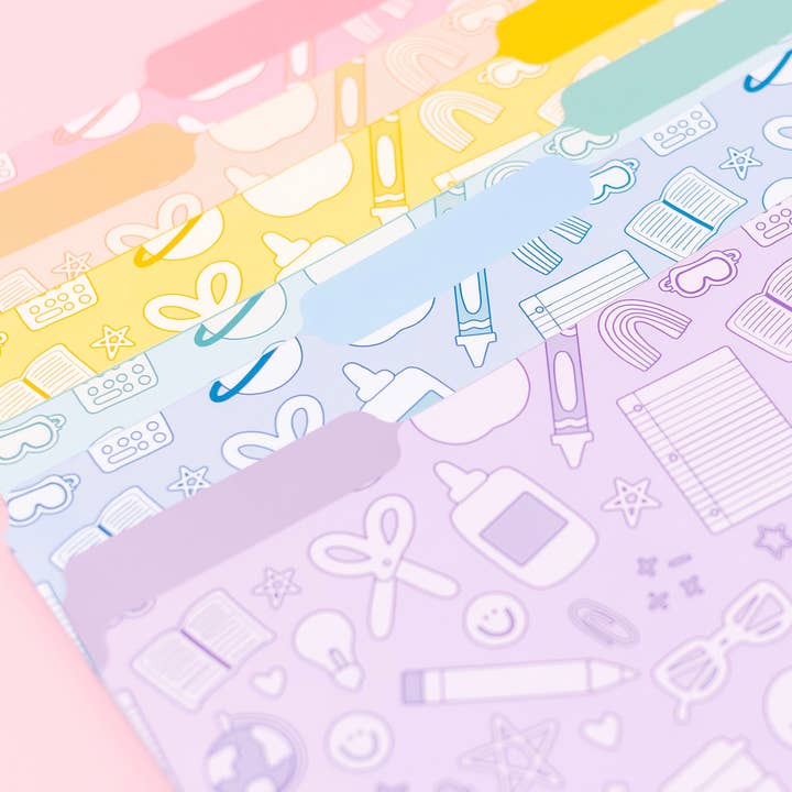 Callie Danielle - Wholesale Folders - Classroom Icons File Folder Set4