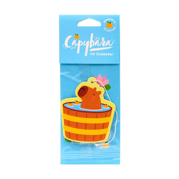 Mandarin Capybara Air Freshener for wholesale by Puckator Ltd