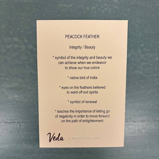 Asia West - Venta al por mayor Collares con colgantes/abalorios - Collar de plumas de pavo real 5