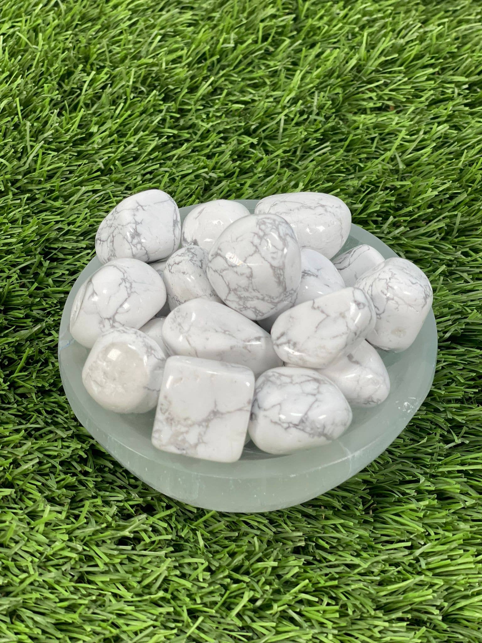 CaNatureLover - Wholesale Spiritual Stone/Crystal - Tumbled HOWLITE / HOWLITE / HOWLITE CRYSTAL / GEMSTONE