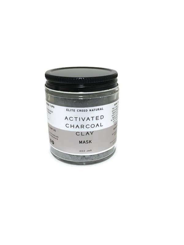 Activated Charcoal Dry Clay Mask, Powered Face Mask 4 oz for wholesale by Elite Creed Natural LLC