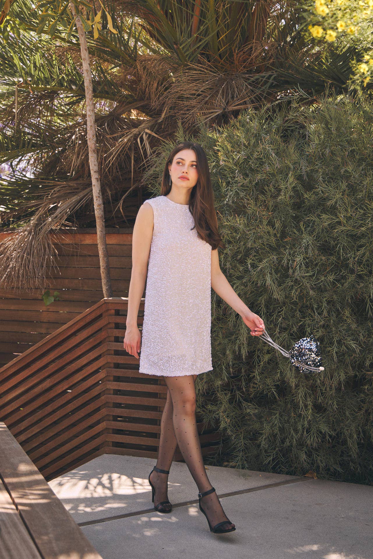 idem ditto - Vente Robe – femme - ROBE EN VELOURS À PAILLETTES MAGIQUES DE FÊTE AVEC RUBAN CONTRASTÉ AU DOS22