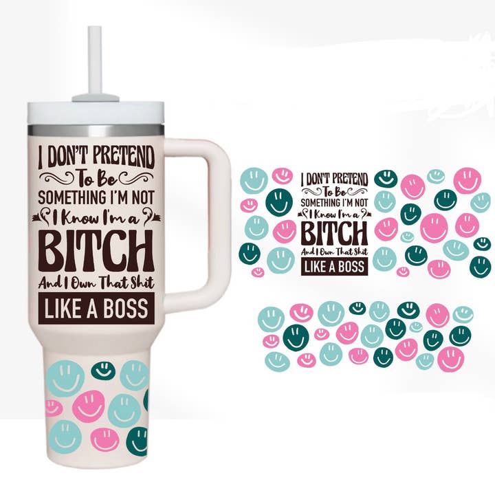 Gobelet Like A Boss 40 oz en précommande 4 semaines pour la vente par Smile Graphics and Design
