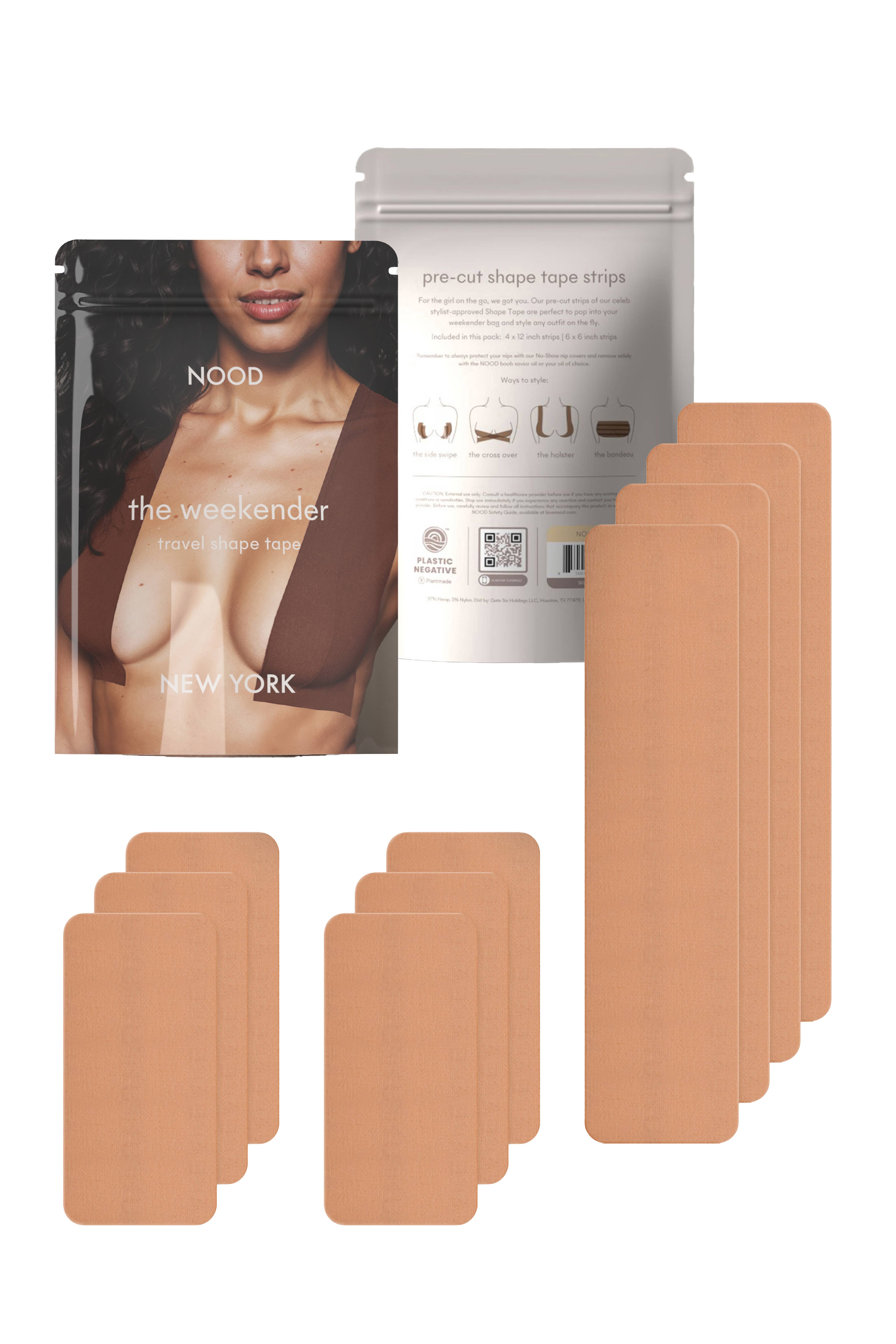 NOOD - Wholesale Fashion/Breast Tape - Women's - The Weekender | Pre-Cut Travel Breast Tape3