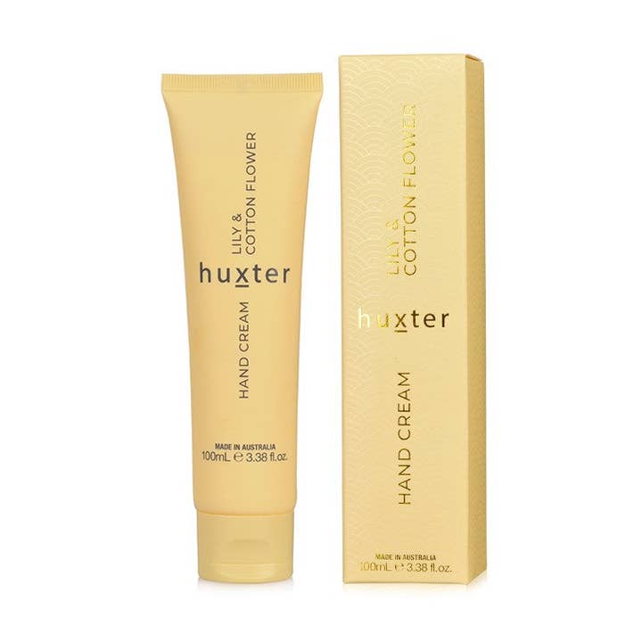 Huxter - Wholesale Handcrème/lotion - 100ml Handcrème - Lelie & Katoenbloem (Geel)0