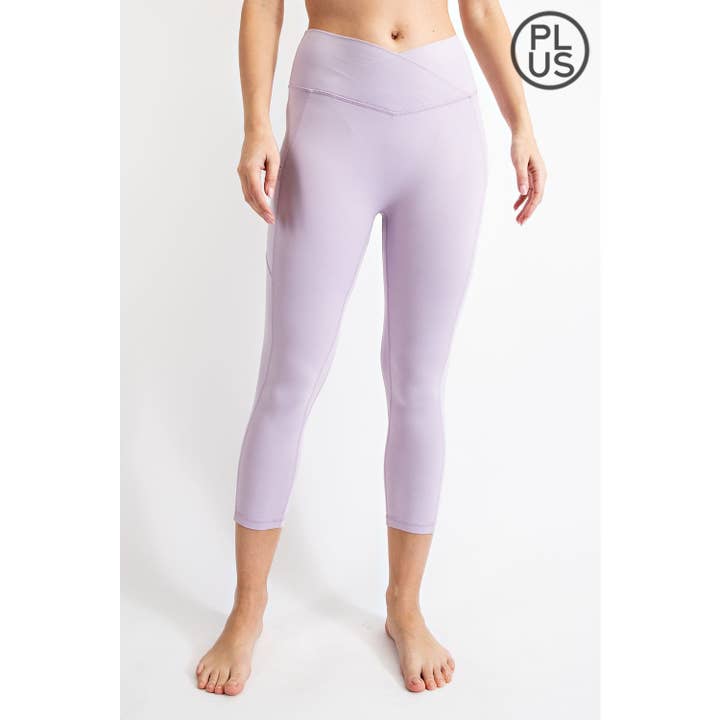 Rae Mode - Wholesale Athletic/Lounge Leggings - Women's - PLUS SIZE V WAIST CAPRI LENGTH LEGGINGS14