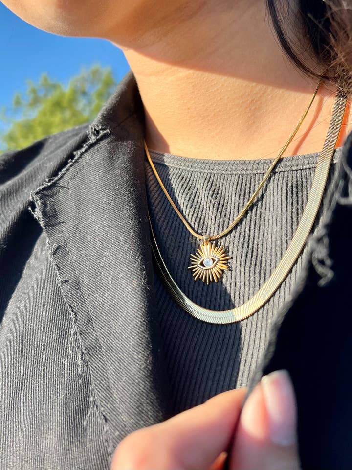 Collier Ojo del Sol pour la vente par Dusk Hera