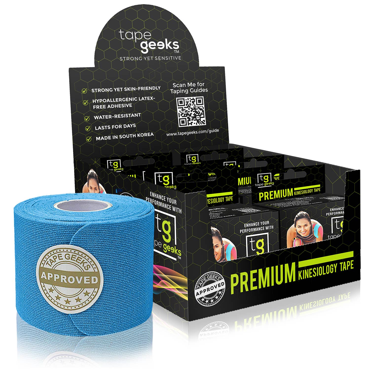Tape Geeks - Wholesale Fitness Equipment - 6-Pack Premium Kinesiology Tape2
