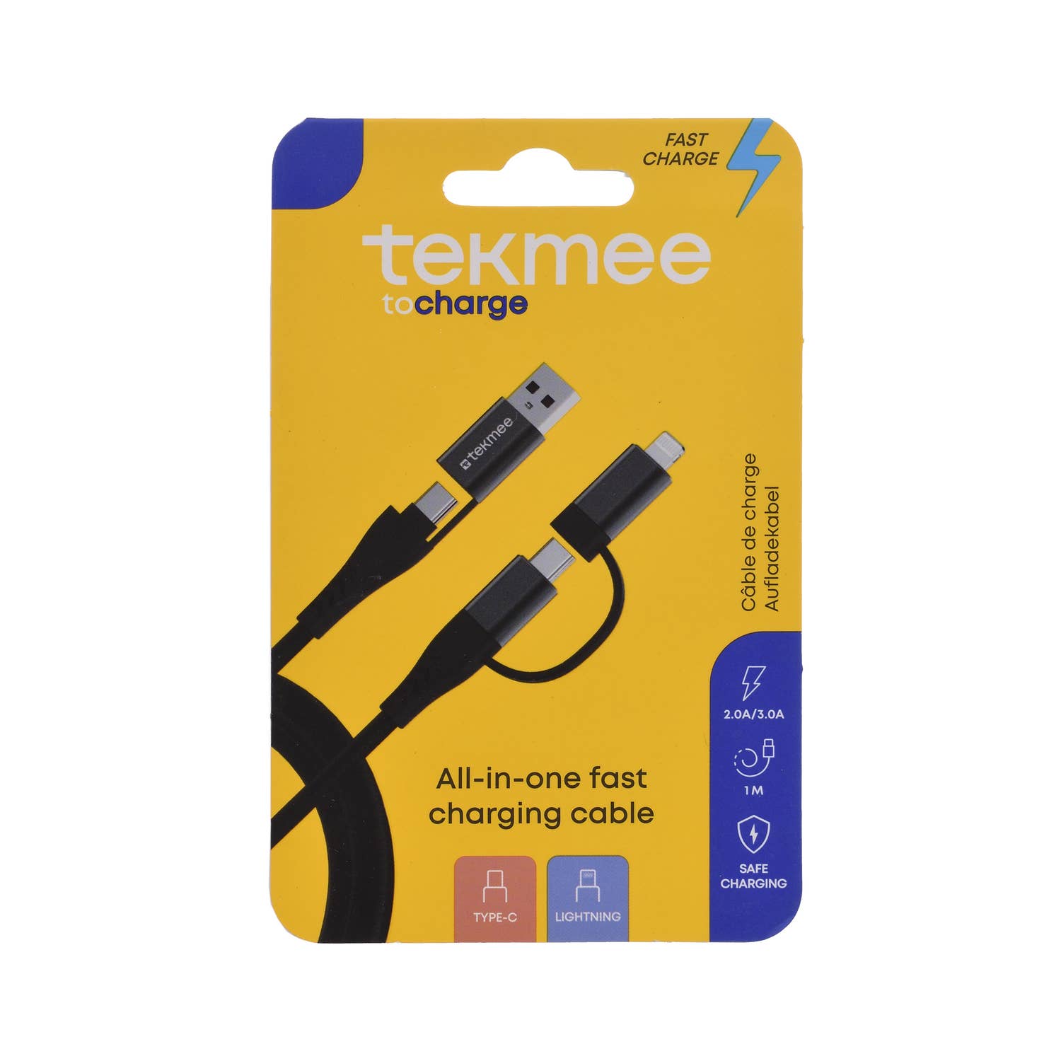 Tekmee - Wholesale Portable Charger - All in 1 charging cable0