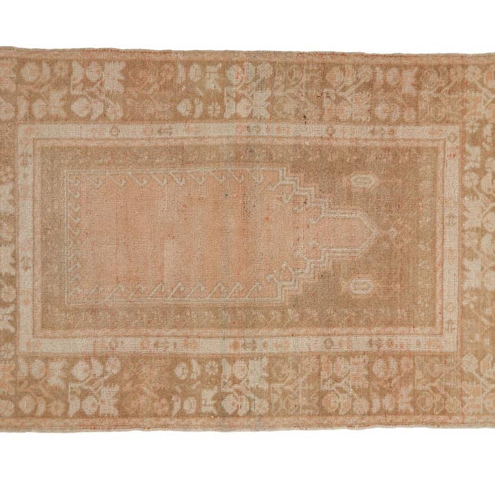 3x4.5 Vintage Distressed Oushak Rug for wholesale by Old New House