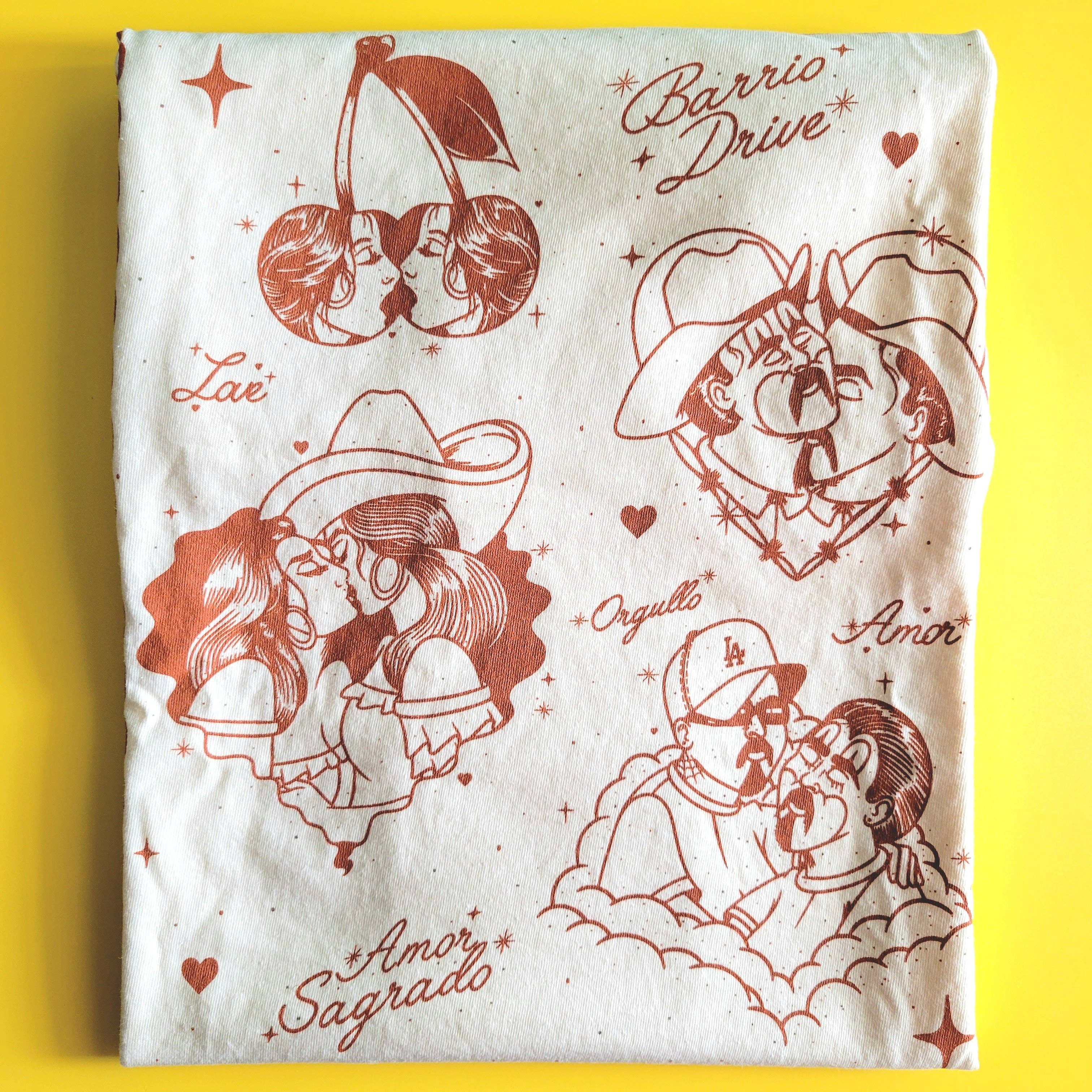 Barrio Drive – Großhandel T-Shirt mit Siebdruck – Damen – Amor Sagrado Hemd4