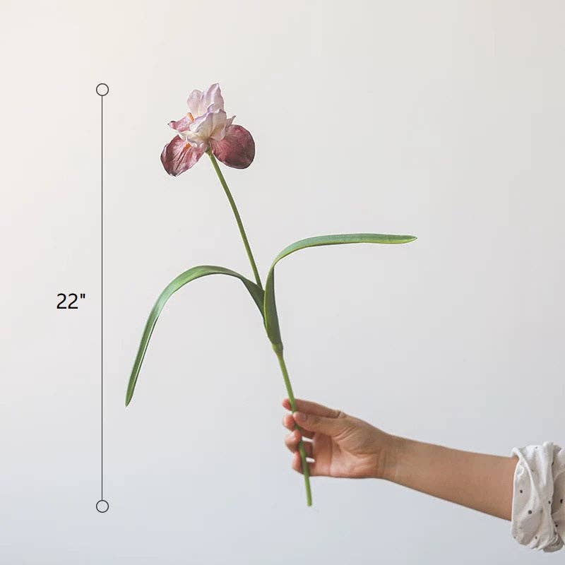 Rustic Reach - Wholesale Artificial Flowers - Silk Iris Flower 22" Tall10