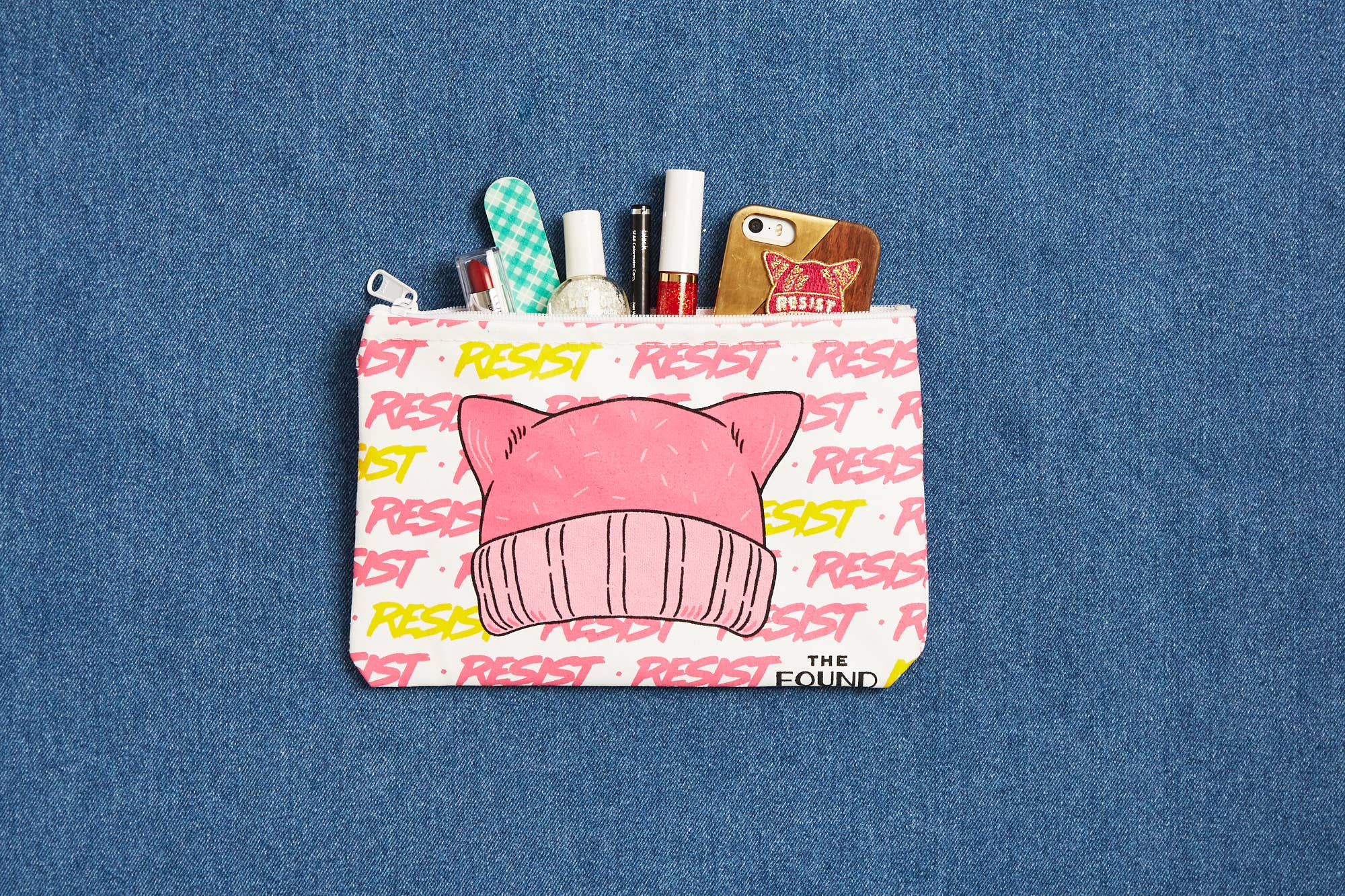 THE FOUND - Wholesale Pouch - Women's - Resist Pussy Hat Pouch1