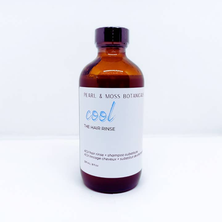 The HAIR RINSE: Cool for wholesale by Pearl & Moss Botanicals Inc.