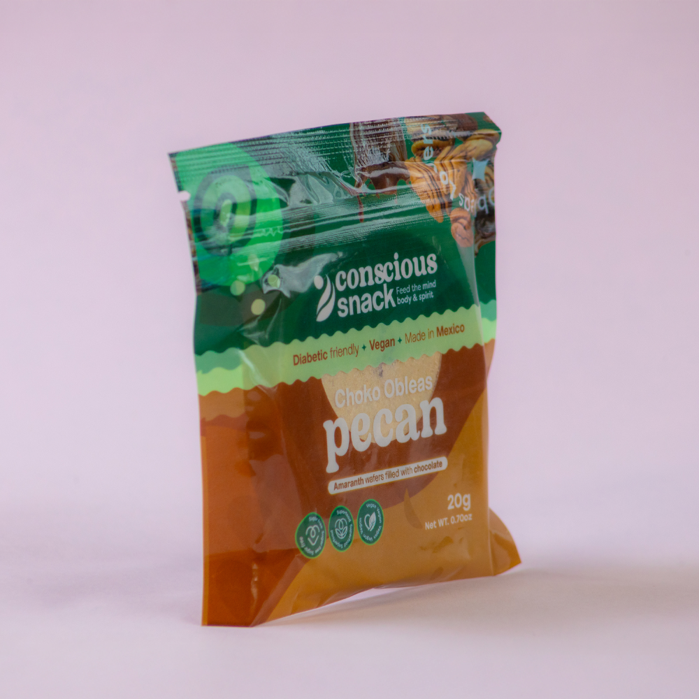 Conscious Snack – wholesale Biscuit – Conscious Snack Filled Wafers Choko Obleas Pecan .70oz1