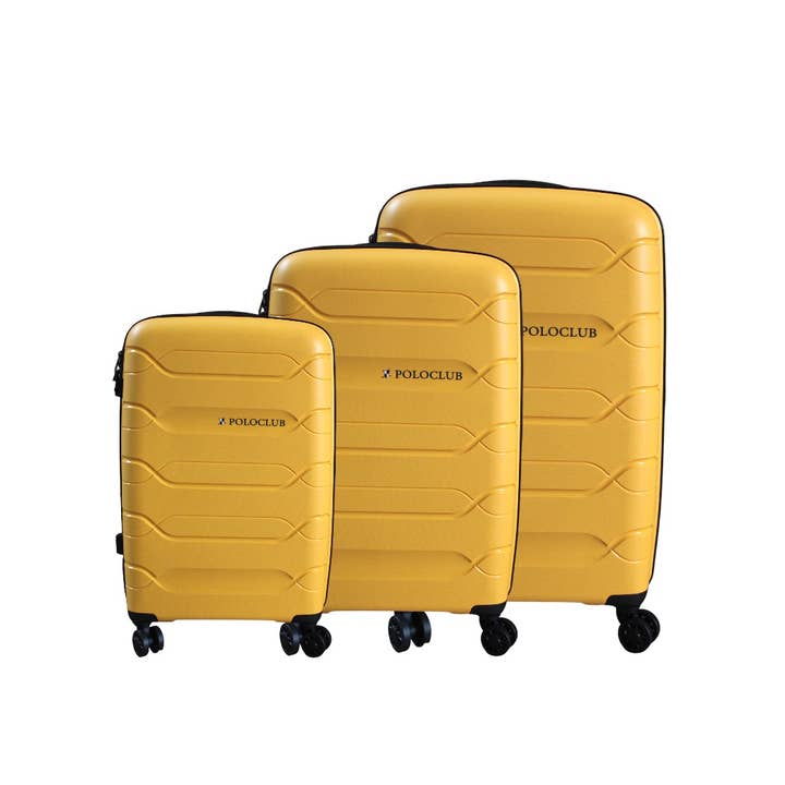 ALBAsrls - Wholesale Luggage - POLOCLUB 3-piece trolley set C7