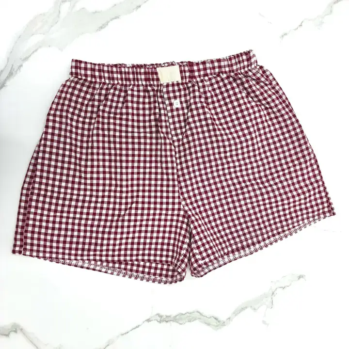safistyle - Wholesale Shorts - Women's - Gingham High-Rise Shorts16