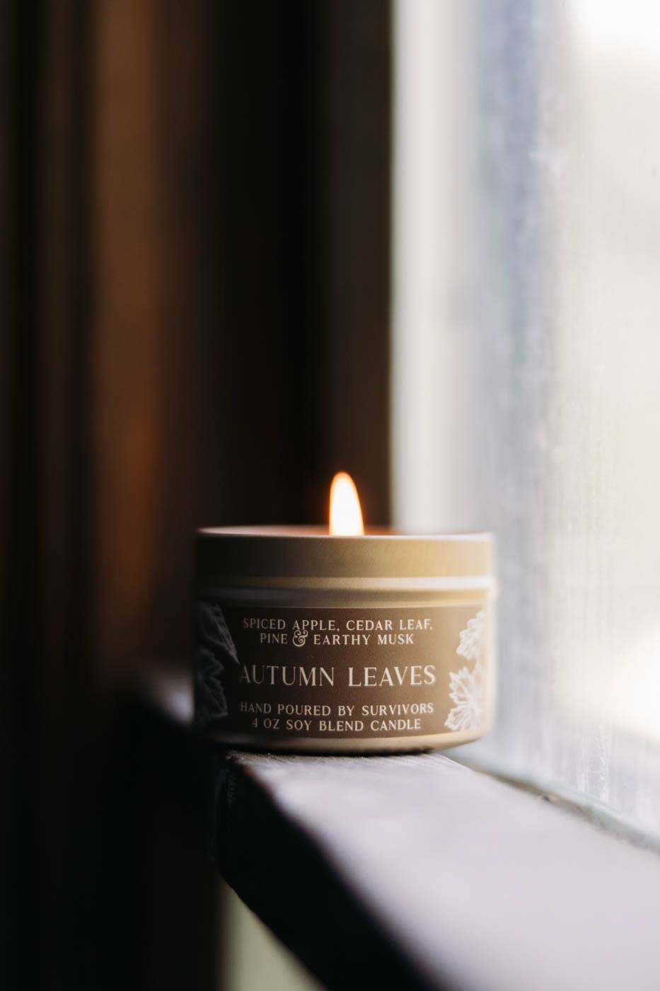 Freedom Studios - Wholesale Travel Candles - Autumn Leaves 4 oz Candle5