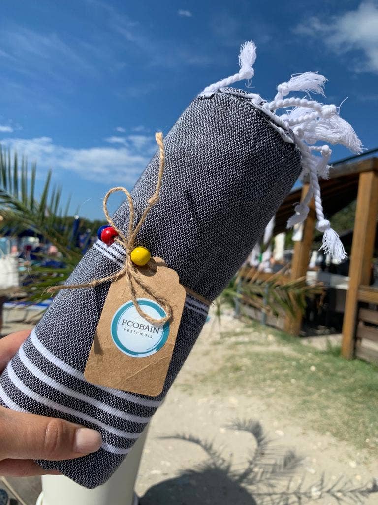 Ecobain – Toalha de banho por atacado – Toalha Hamam, toalha de praia, sauna e banho Pestemal Eco39