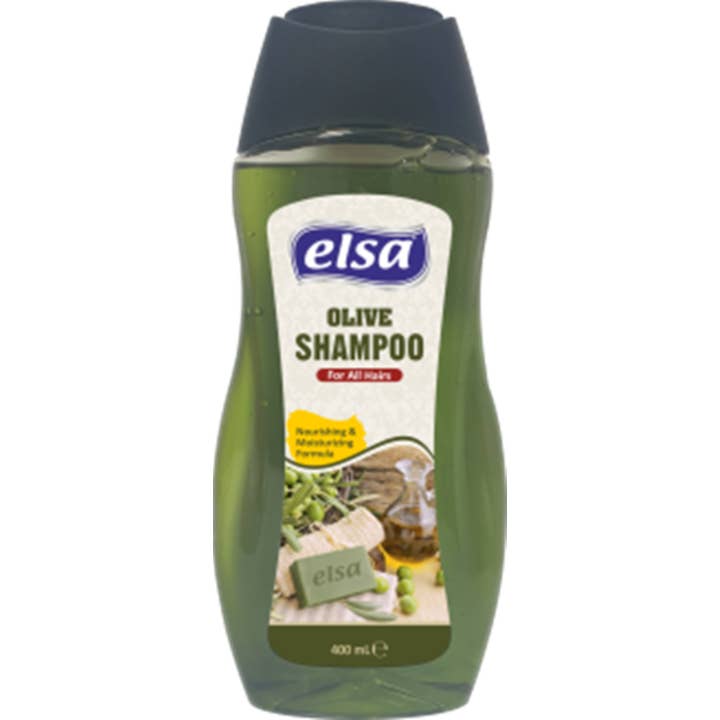 Multi Colored Elsa Shampoo 400 Ml Olive 12 Pcs for wholesale on Faire